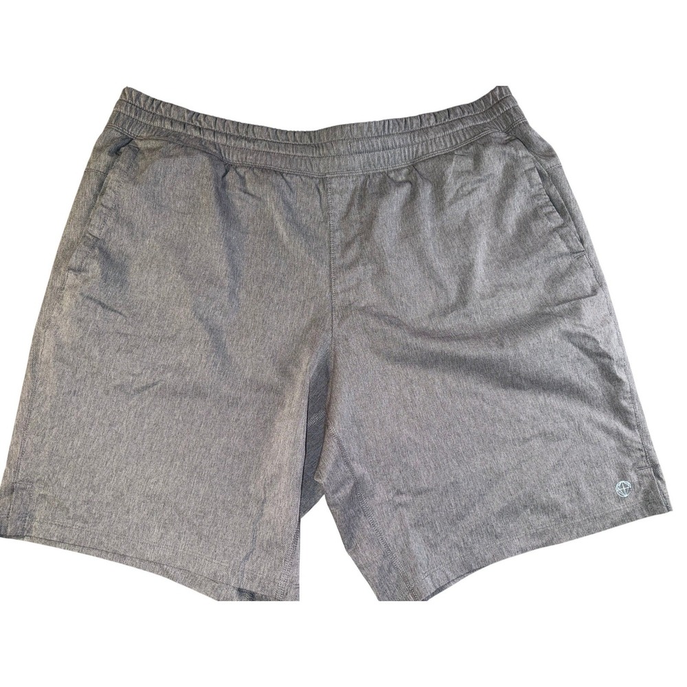 Mondetta Outdoor Project‎ Mens XL Heather Gray Athletic Hiking Shorts Stretch